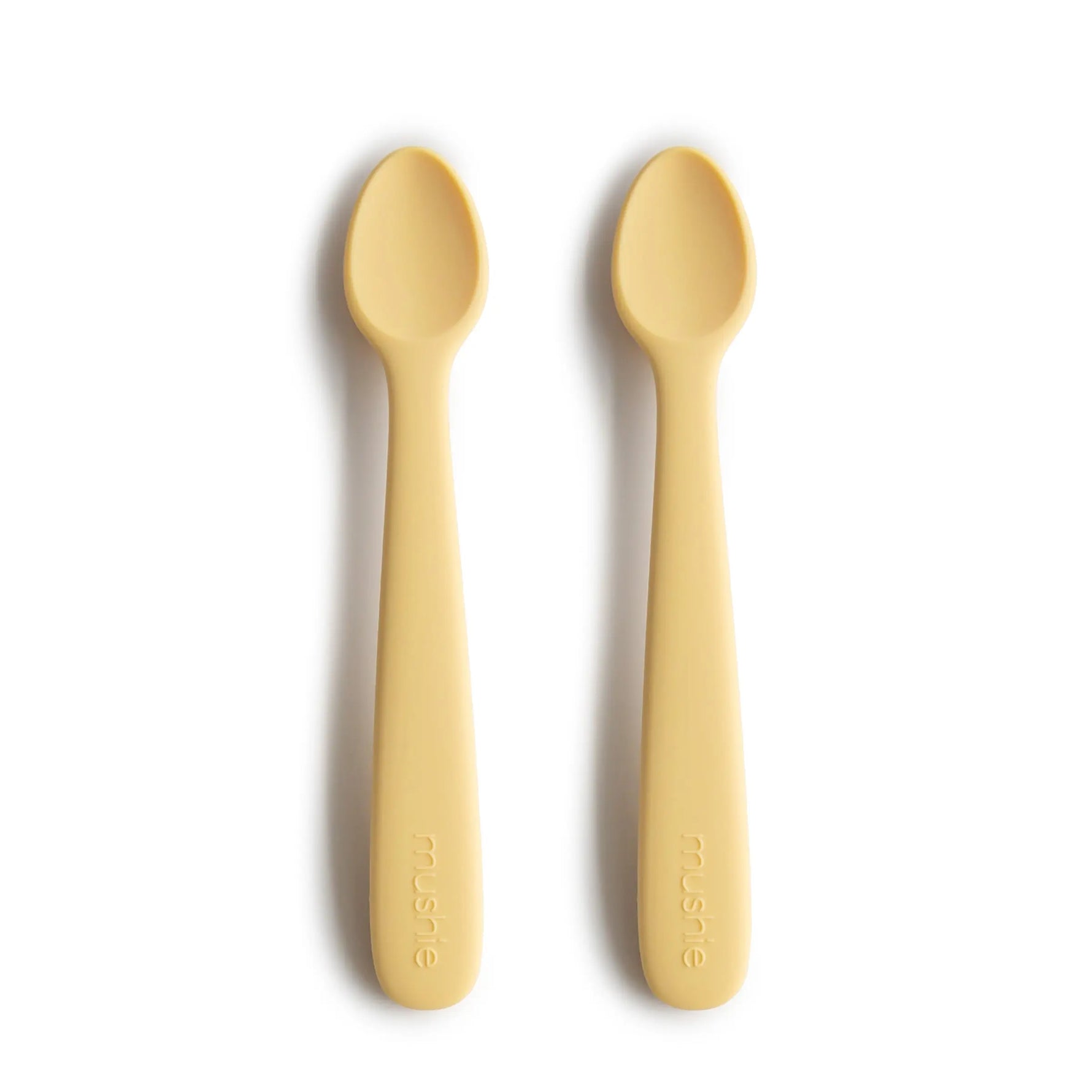 Mushie Silicone Feeding Spoons for Babies Soft Flexible Tip Safe and Comfortable Mealtime Essentials - Baby & Toddler > Nursing & Feeding > Feeding Essentials > Feeding Spoons silicone tableware