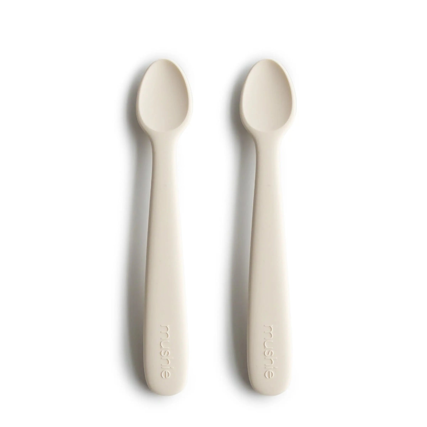 Mushie Silicone Feeding Spoons for Babies Soft Flexible Tip Safe and Comfortable Mealtime Essentials - Baby & Toddler > Nursing & Feeding > Feeding Essentials > Feeding Spoons silicone tableware
