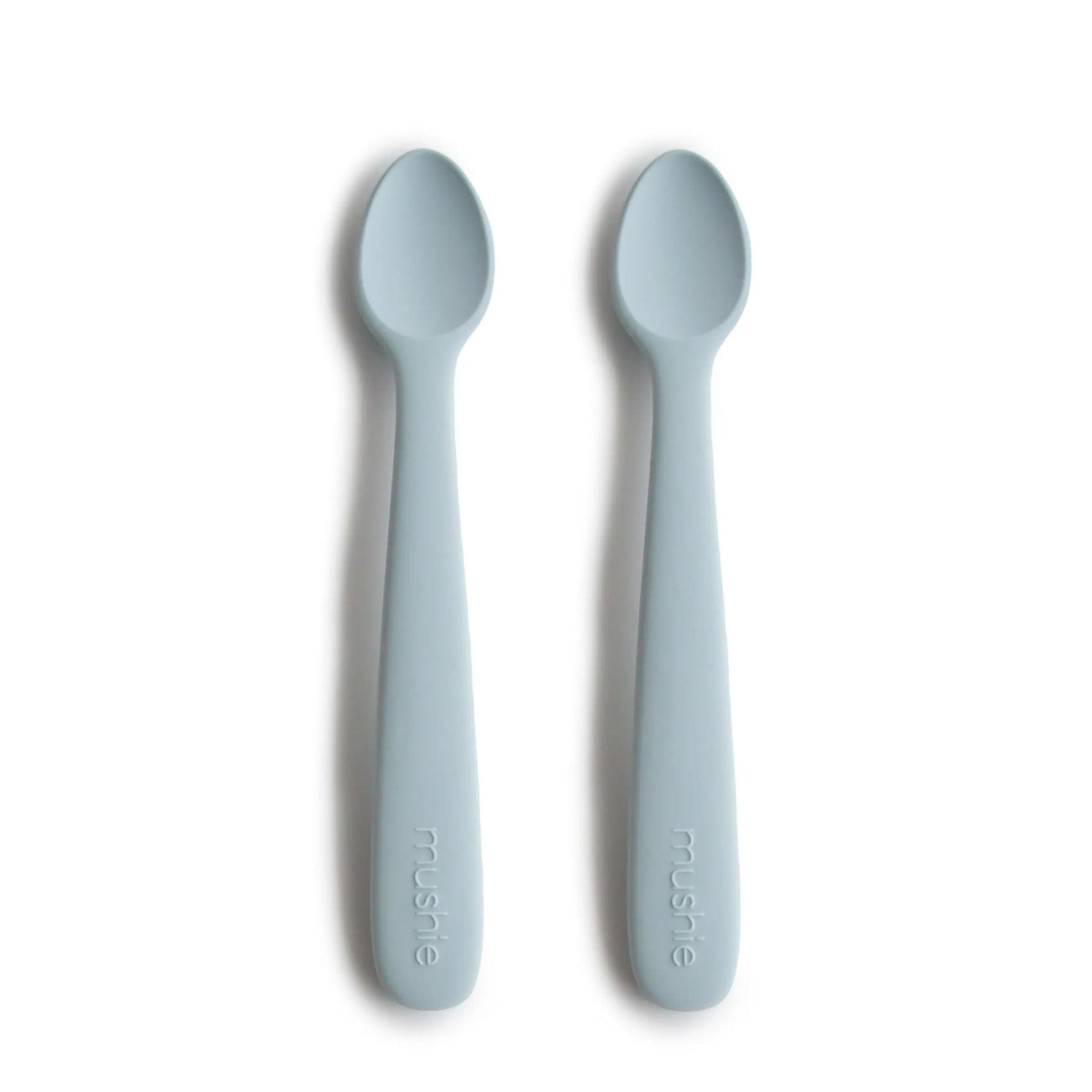 Mushie Silicone Feeding Spoons for Babies Soft Flexible Tip Safe and Comfortable Mealtime Essentials - Baby & Toddler > Nursing & Feeding > Feeding Essentials > Feeding Spoons silicone tableware