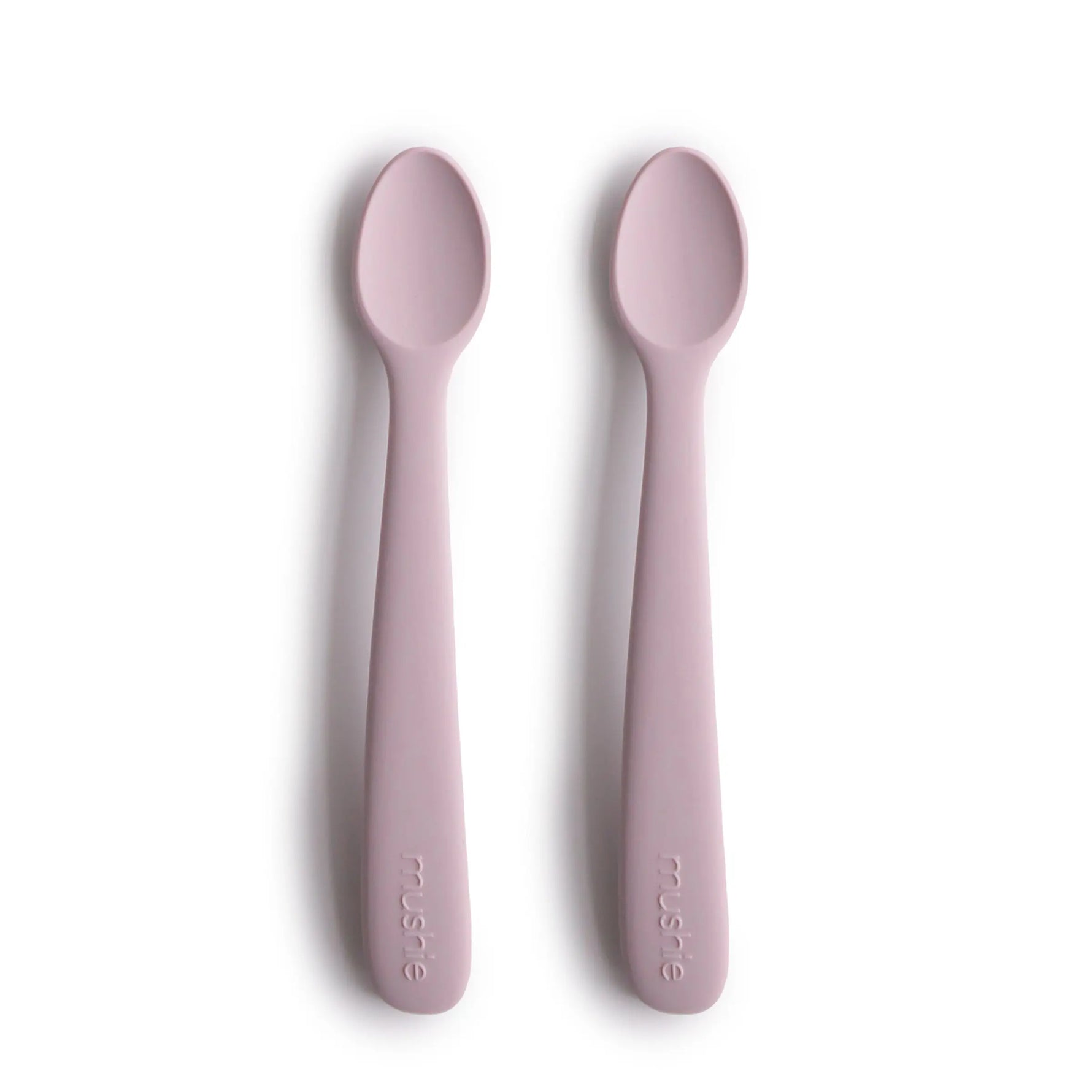 Mushie Silicone Feeding Spoons for Babies Soft Flexible Tip Safe and Comfortable Mealtime Essentials - Baby & Toddler > Nursing & Feeding > Feeding Essentials > Feeding Spoons silicone tableware