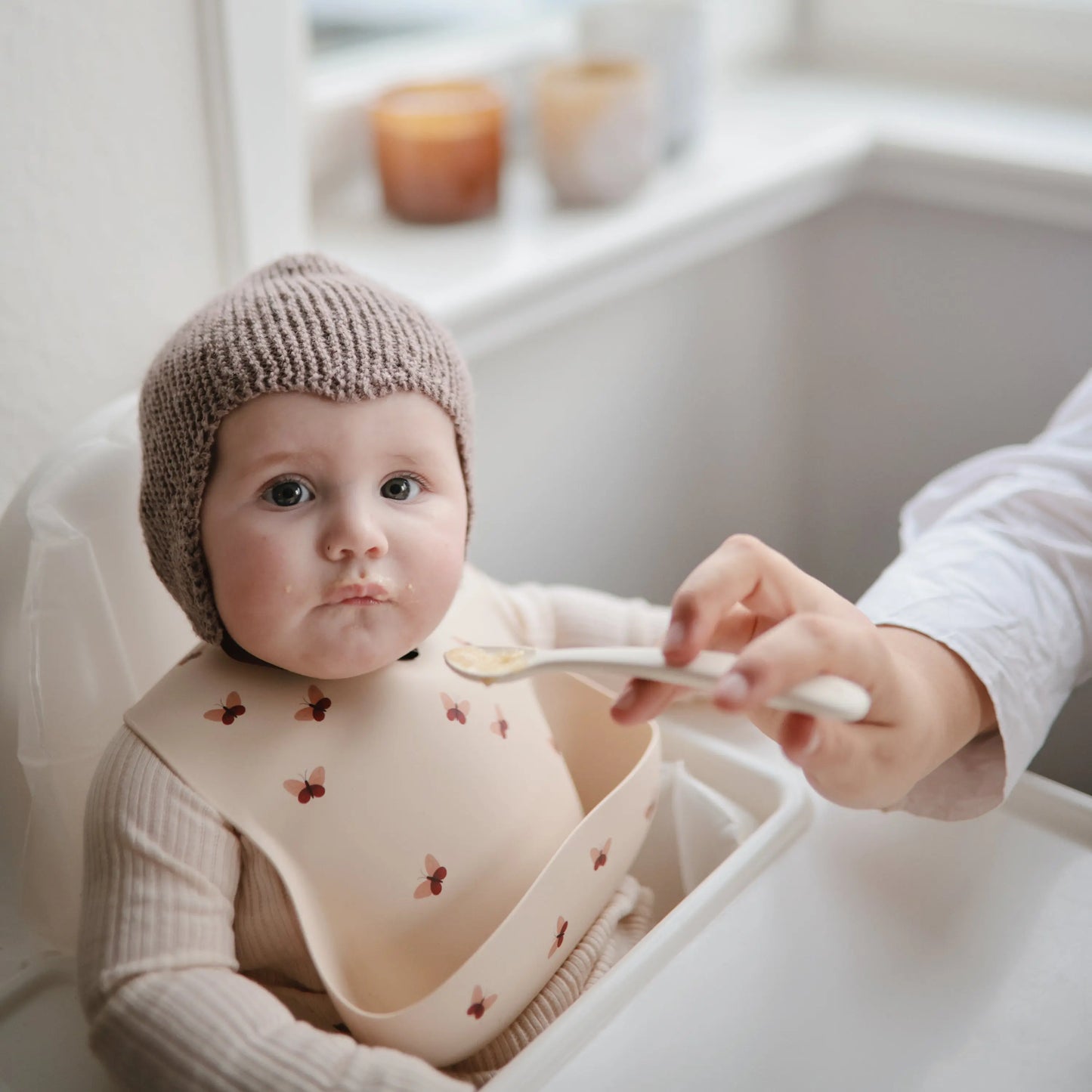 Silicone Feeding Spoons for Babies Soft Flexible Tip Safe and Comfortable Mealtime Essentials Mushie Everetts Place: Online Boutique