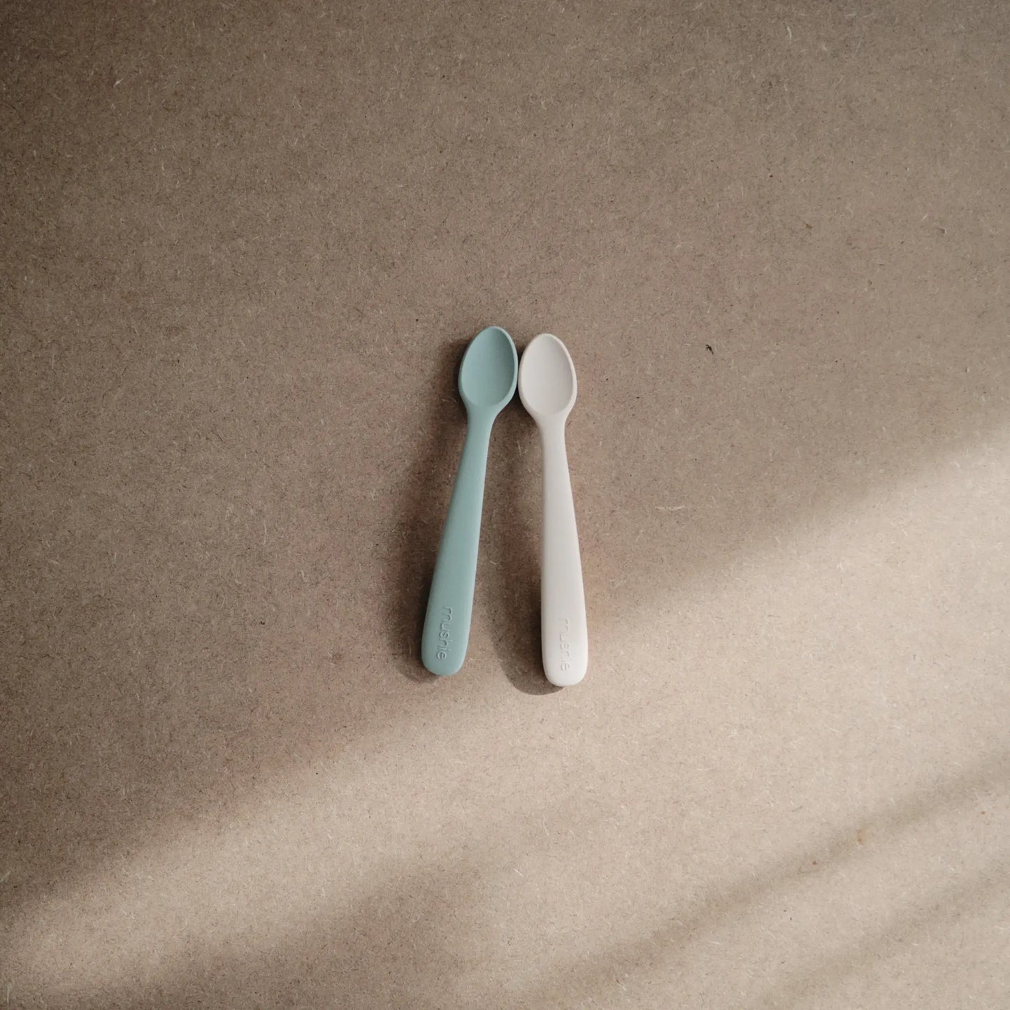Silicone Feeding Spoons for Babies Soft Flexible Tip Safe and Comfortable Mealtime Essentials Mushie Everetts Place: Online Boutique