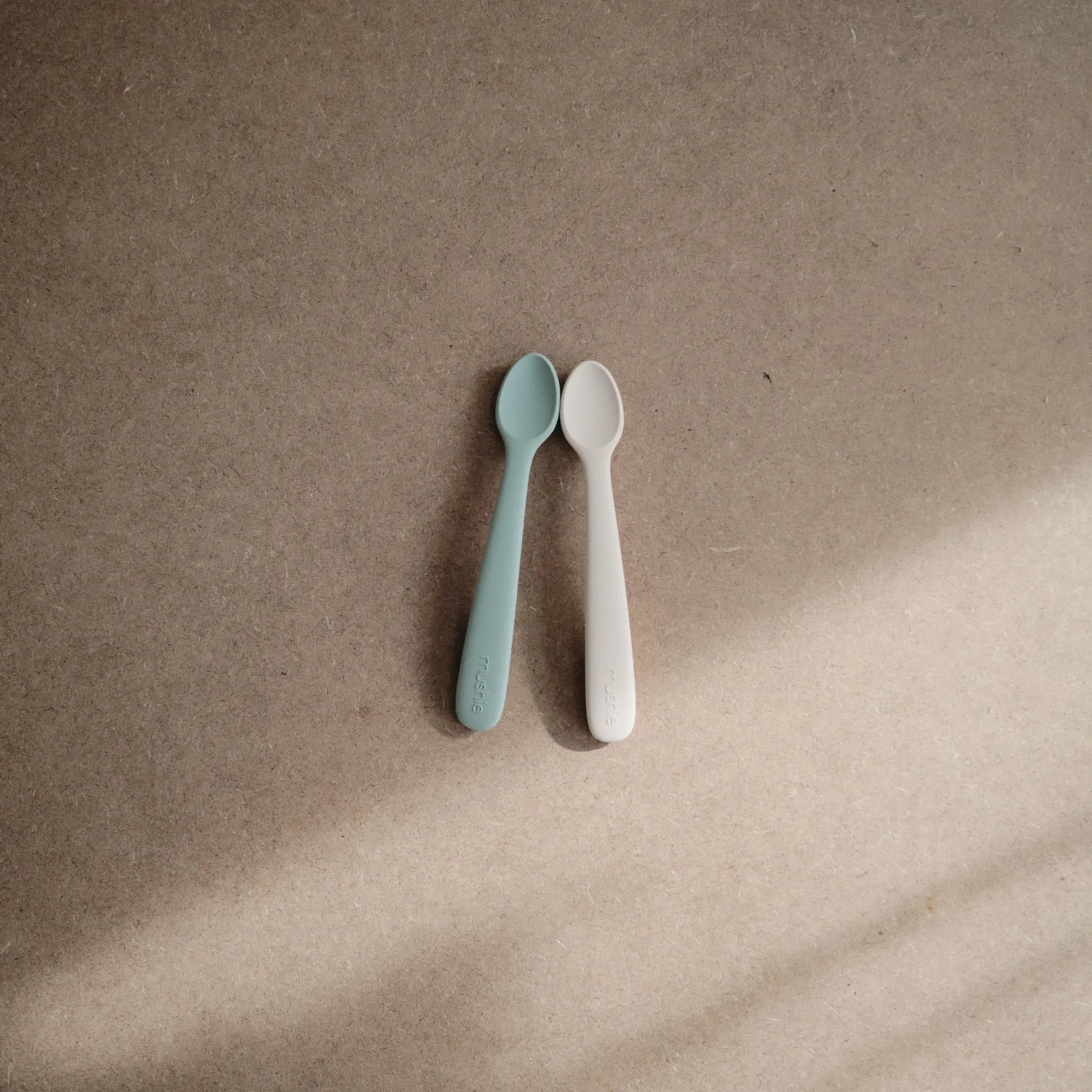 Silicone Feeding Spoons for Babies Soft Flexible Tip Safe and Comfortable Mealtime Essentials Mushie Everetts Place: Online Boutique