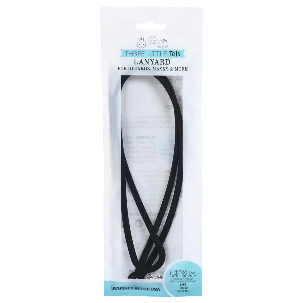 Three Little Tots Silicone Lanyard for ID Badges, Masks, Kets & More - 