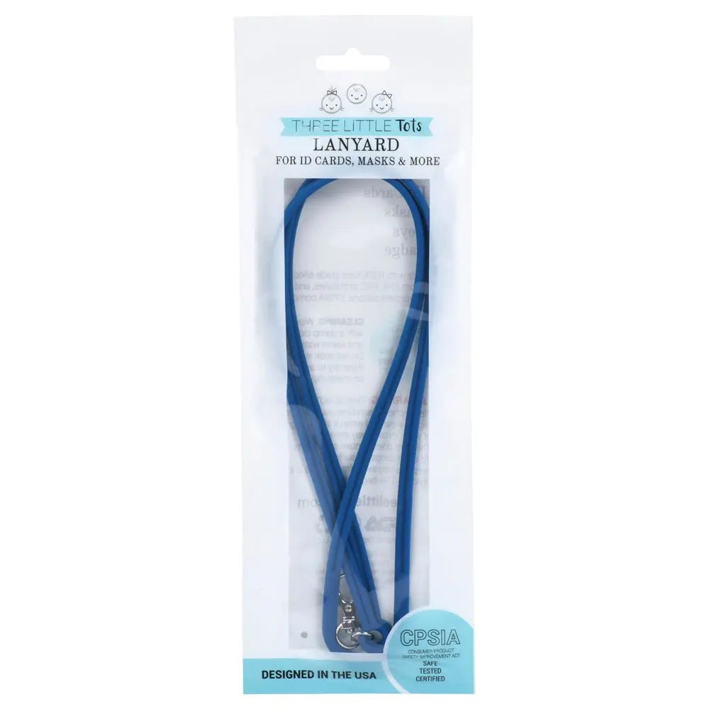 Three Little Tots Silicone Lanyard for ID Badges, Masks, Kets & More - 