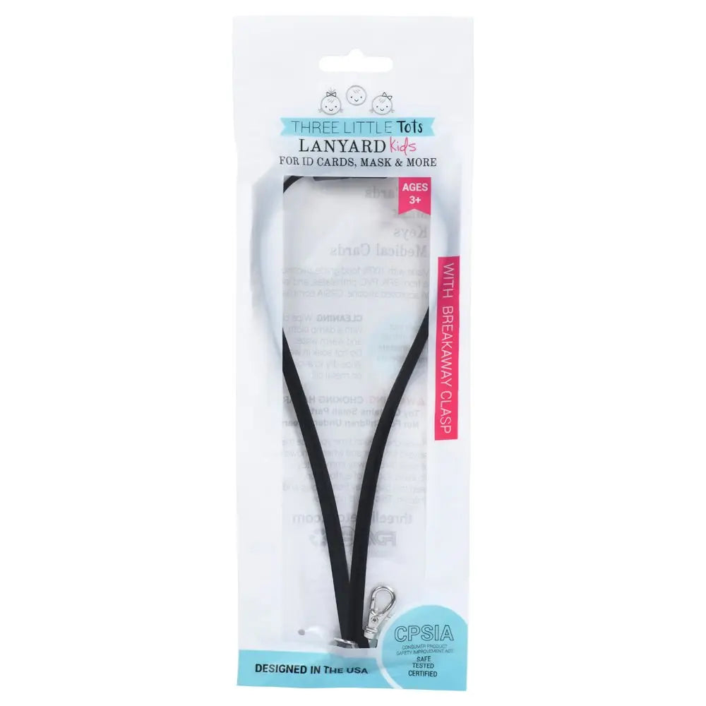 Three Little Tots Silicone Lanyard for Kids – Safety Breakaway Lanyard for Mask and more - 