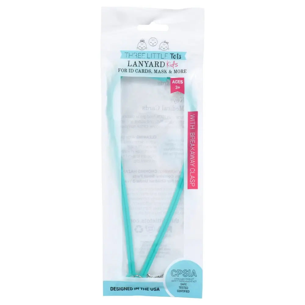 Three Little Tots Silicone Lanyard for Kids – Safety Breakaway Lanyard for Mask and more - 