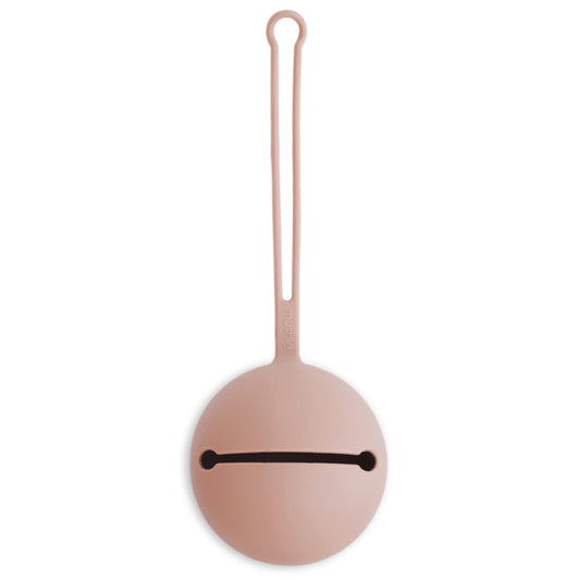 Silicone Pacifier Case with Strap for Up to Three Pacifiers Mushie Everetts Place: Online Boutique 14.99