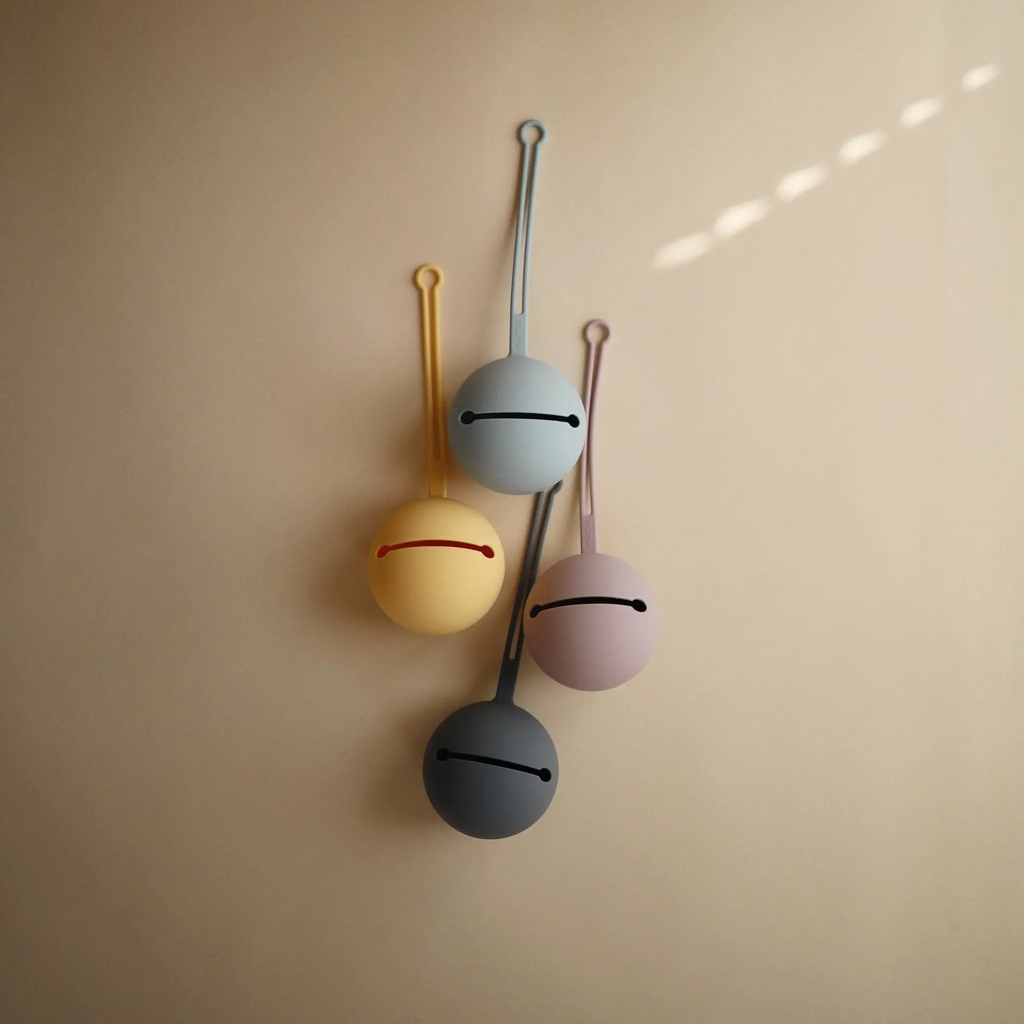 Silicone Pacifier Case with Strap for Up to Three Pacifiers Mushie Everetts Place: Online Boutique