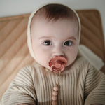 Mushie Silicone Pacifier Clip Hera Durable Food Grade Silicone Bead Design - Baby & Toddler > Baby Health > Pacifier Clips & Holders Pacifier Clip