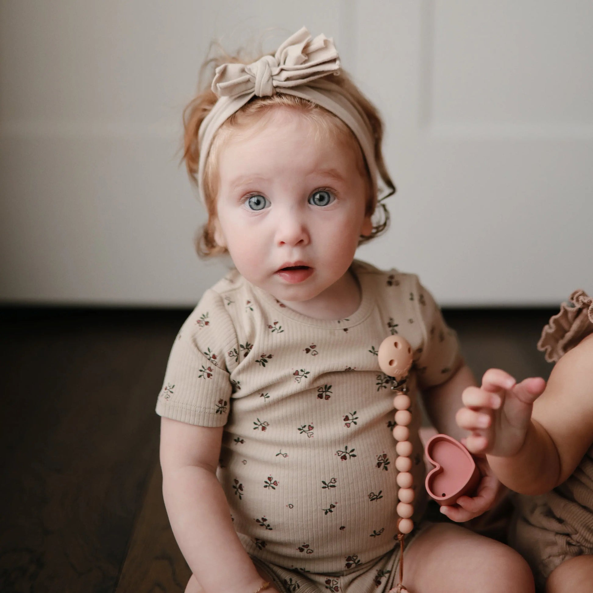 Silicone Pacifier Clip Hera Durable Food Grade Silicone Bead Design Mushie Everetts Place: Online Boutique