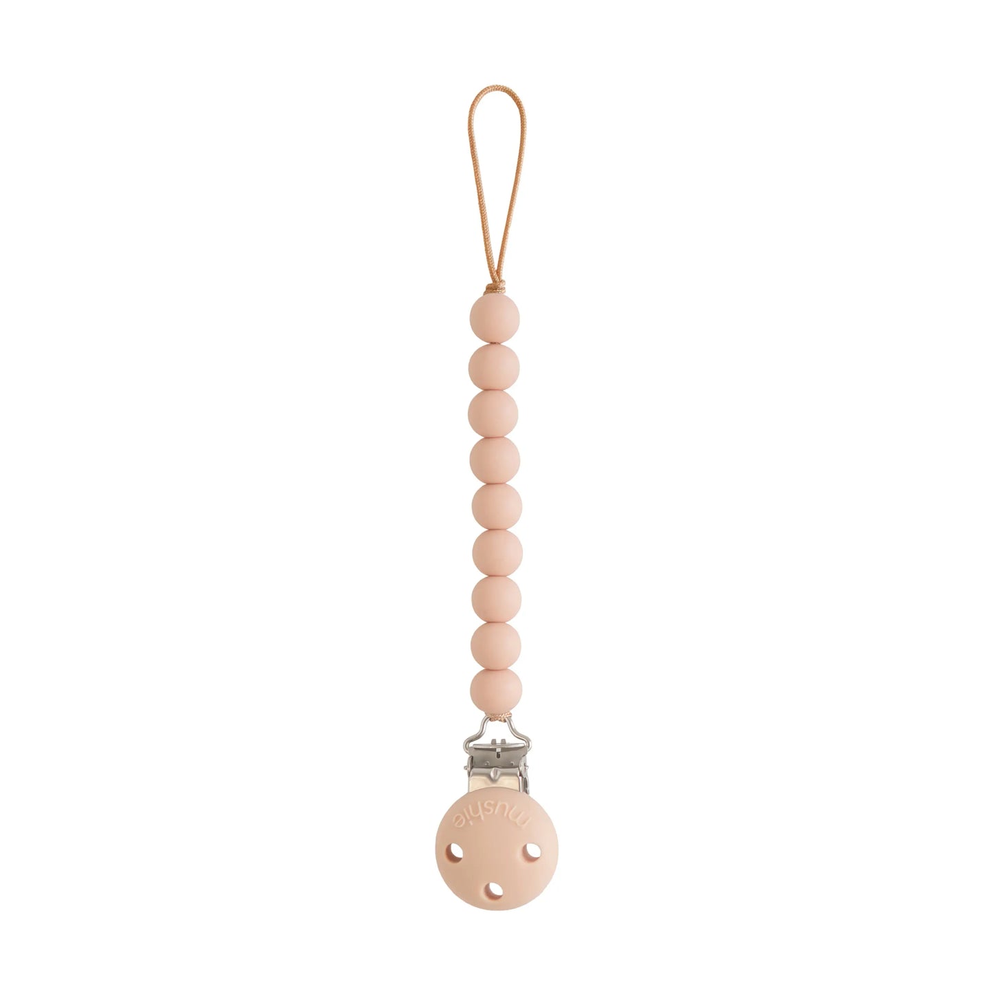 Silicone Pacifier Clip Hera Durable Food Grade Silicone Bead Design Mushie Everetts Place: Online Boutique 14.99