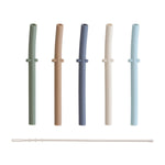 Mushie Silicone Replacement Straws 5 Pack for Mushie Silicone Training Cup - Baby & Toddler > Nursing & Feeding Straw