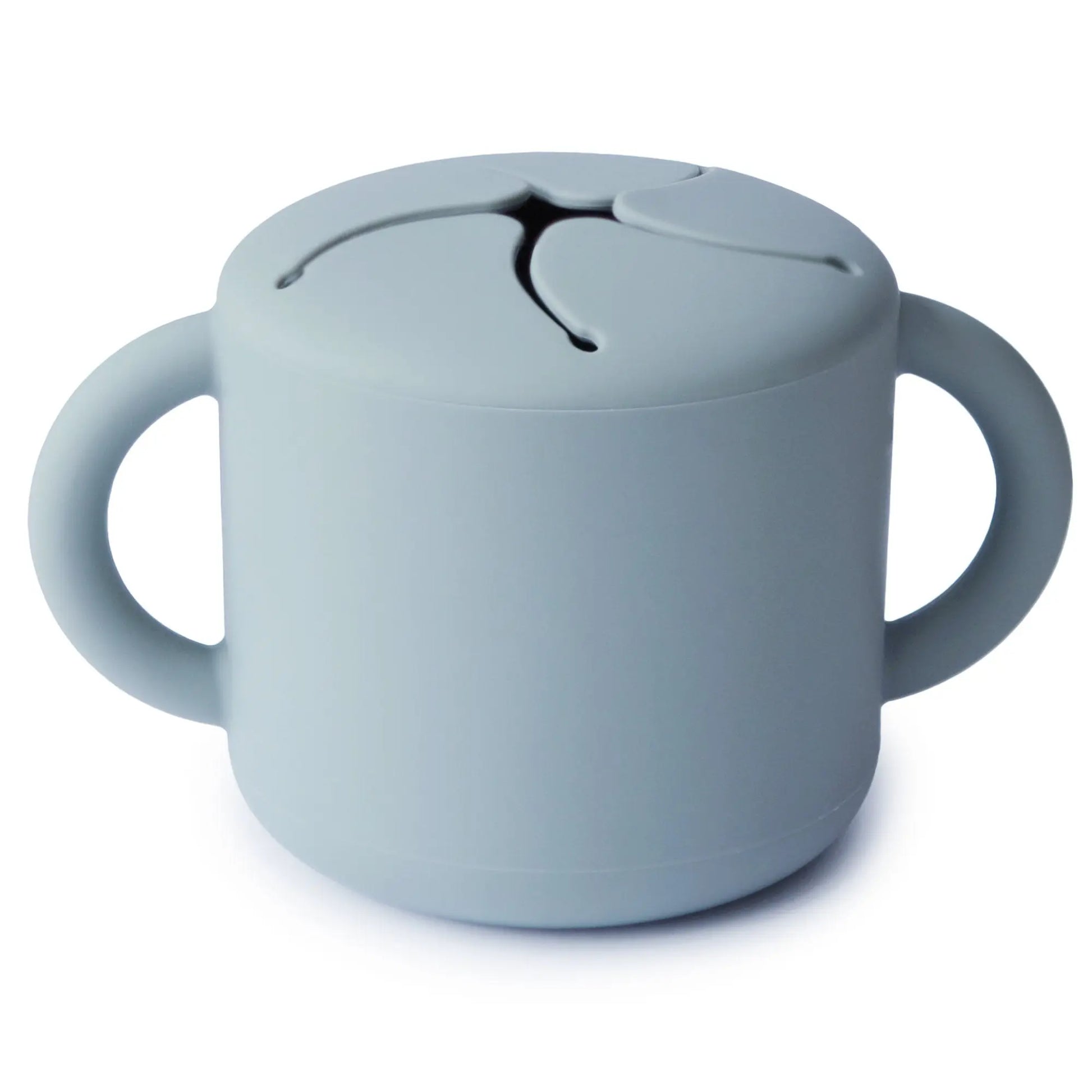 Silicone Snack Cup with Easy Grip Handles Spill Proof Design for Toddlers Mushie Everetts Place: Online Boutique