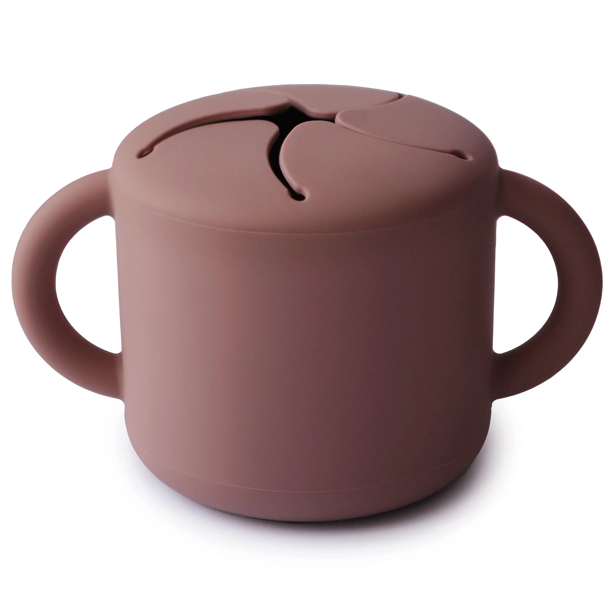 Silicone Snack Cup with Easy Grip Handles Spill Proof Design for Toddlers Mushie Everetts Place: Online Boutique