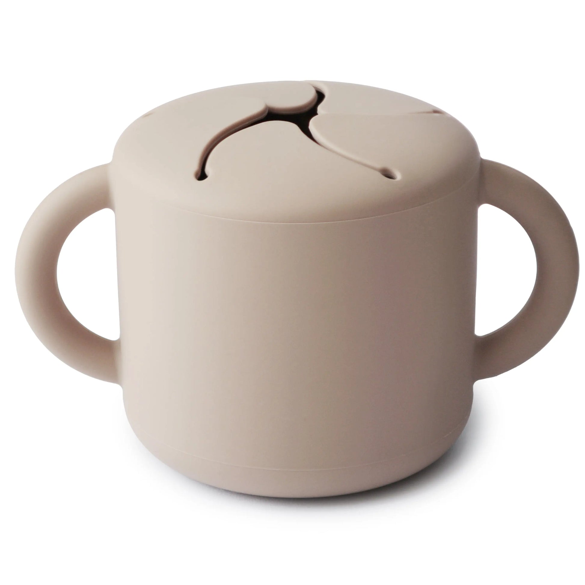 Silicone Snack Cup with Easy Grip Handles Spill Proof Design for Toddlers Mushie Everetts Place: Online Boutique