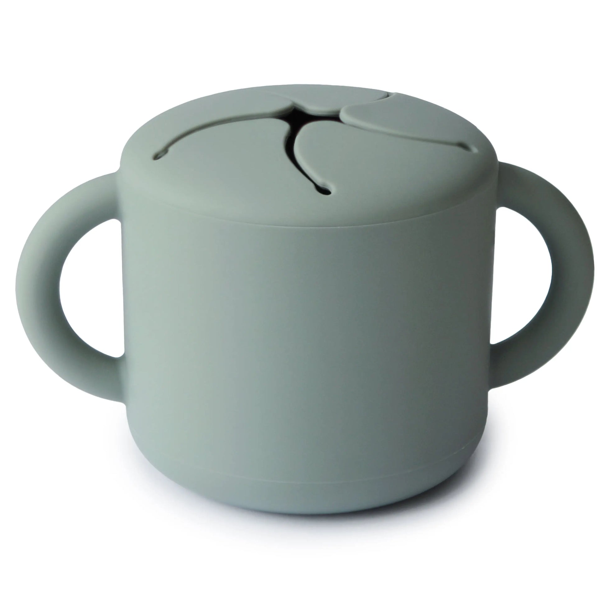 Silicone Snack Cup with Easy Grip Handles Spill Proof Design for Toddlers Mushie Everetts Place: Online Boutique