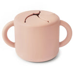 Mushie Silicone Snack Cup with Easy Grip Handles Spill Proof Design for Toddlers - Baby & Toddler > Nursing & Feeding > Feeding Essentials > Feeding Bowls Snack Cup