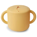 Mushie Silicone Snack Cup with Easy Grip Handles Spill Proof Design for Toddlers - Baby & Toddler > Nursing & Feeding > Feeding Essentials > Feeding Bowls Snack Cup