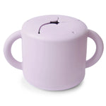 Mushie Silicone Snack Cup with Easy Grip Handles Spill Proof Design for Toddlers - Baby & Toddler > Nursing & Feeding > Feeding Essentials > Feeding Bowls Snack Cup