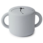 Mushie Silicone Snack Cup with Easy Grip Handles Spill Proof Design for Toddlers - Baby & Toddler > Nursing & Feeding > Feeding Essentials > Feeding Bowls Snack Cup