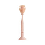 Mushie Silicone Baby Bottle Brush Double Sided 2 in 1 Cleaning Tool - Baby & Toddler > Nursing & Feeding > Baby Bottles Silicone Baby Bottle Brush