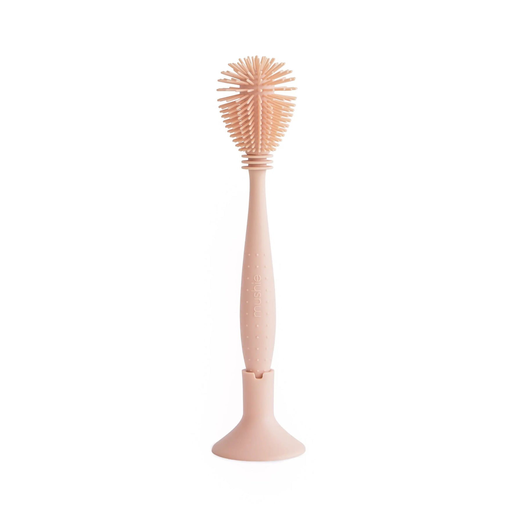 Mushie Silicone Baby Bottle Brush Double Sided 2 in 1 Cleaning Tool - Baby & Toddler > Nursing & Feeding > Baby Bottles Silicone Baby Bottle Brush