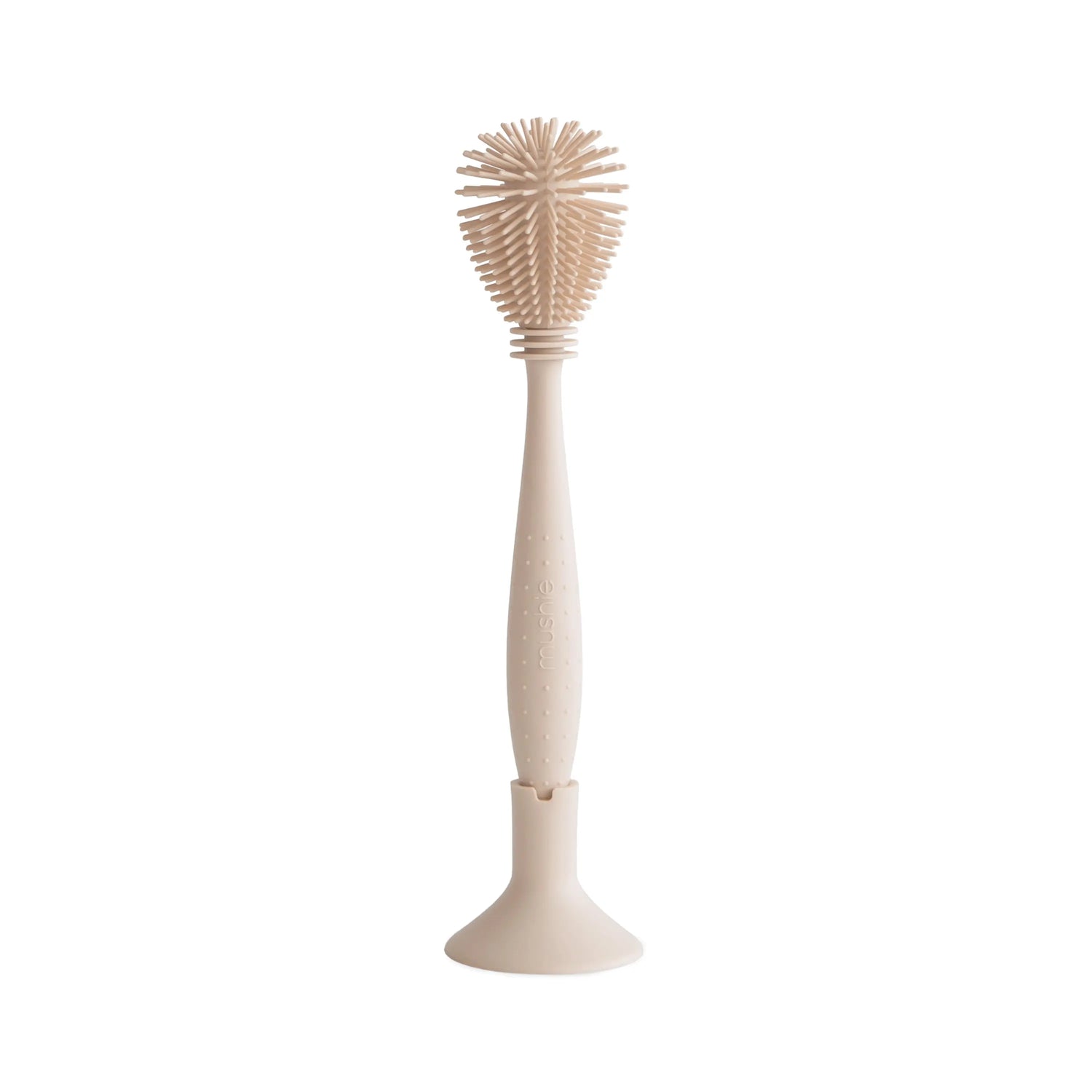 Mushie Silicone Baby Bottle Brush Double Sided 2 in 1 Cleaning Tool - Baby & Toddler > Nursing & Feeding > Baby Bottles Silicone Baby Bottle Brush