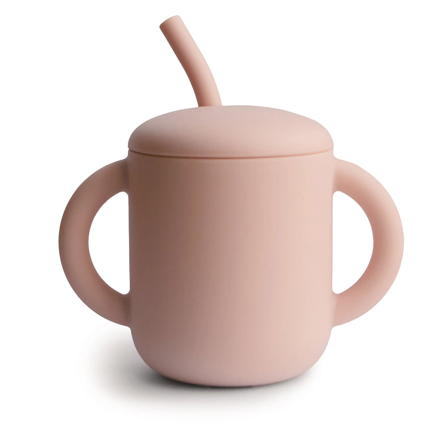 Silicone Training Cup with Straw for Toddlers and Babies Mushie