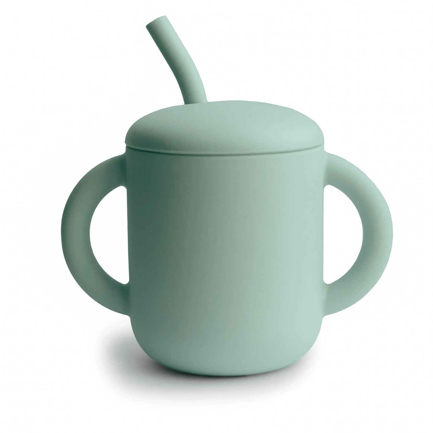 Silicone Training Cup with Straw for Toddlers and Babies Mushie