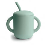 Mushie Silicone Training Cup with Straw for Toddlers and Babies - Baby & Toddler > Nursing & Feeding > Sippy Cups Sippy Cups
