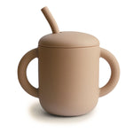 Mushie Silicone Training Cup with Straw for Toddlers and Babies - Baby & Toddler > Nursing & Feeding > Sippy Cups Sippy Cups