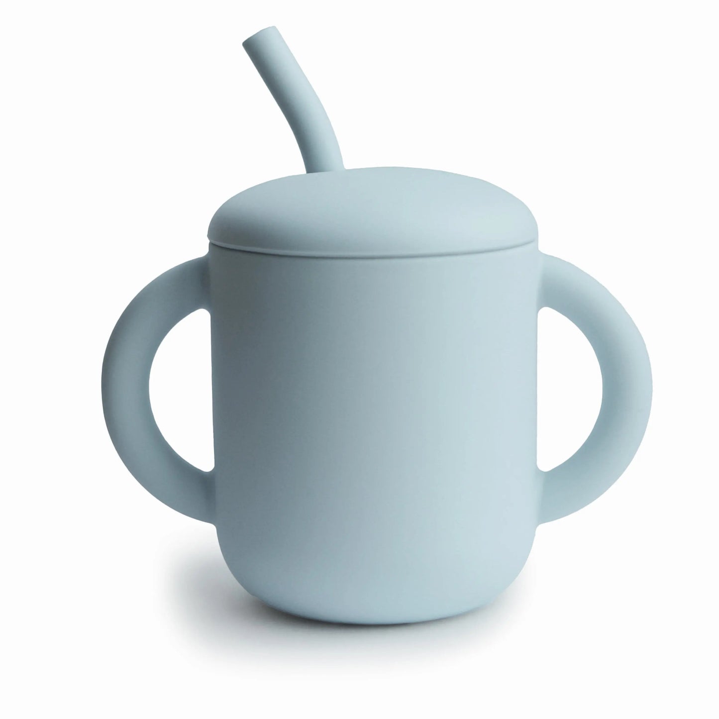 Silicone Training Cup with Straw for Toddlers and Babies Mushie