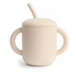 Mushie Silicone Training Cup with Straw for Toddlers and Babies - Baby & Toddler > Nursing & Feeding > Sippy Cups Sippy Cups