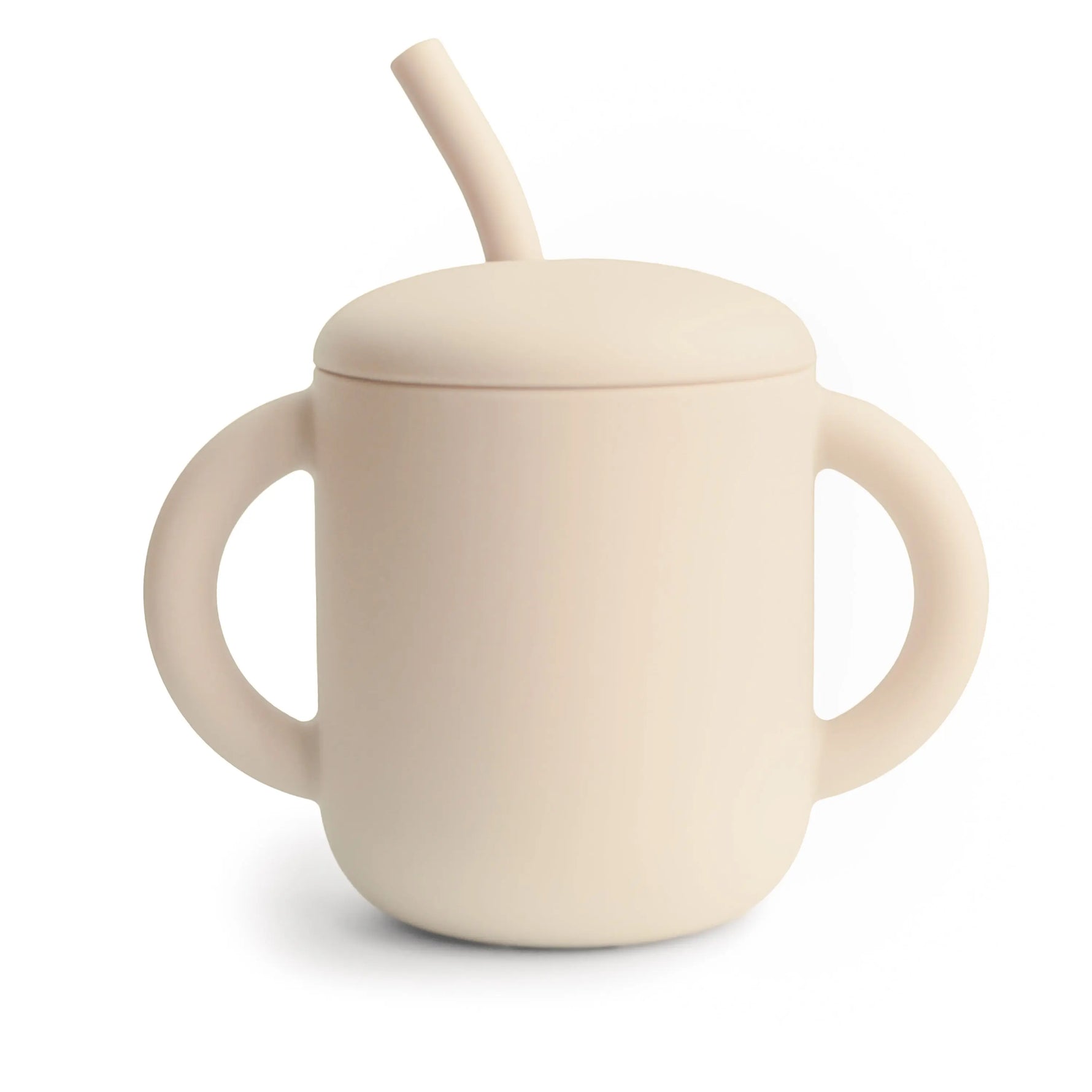 Mushie Silicone Training Cup with Straw for Toddlers and Babies - Baby & Toddler > Nursing & Feeding > Sippy Cups Sippy Cups