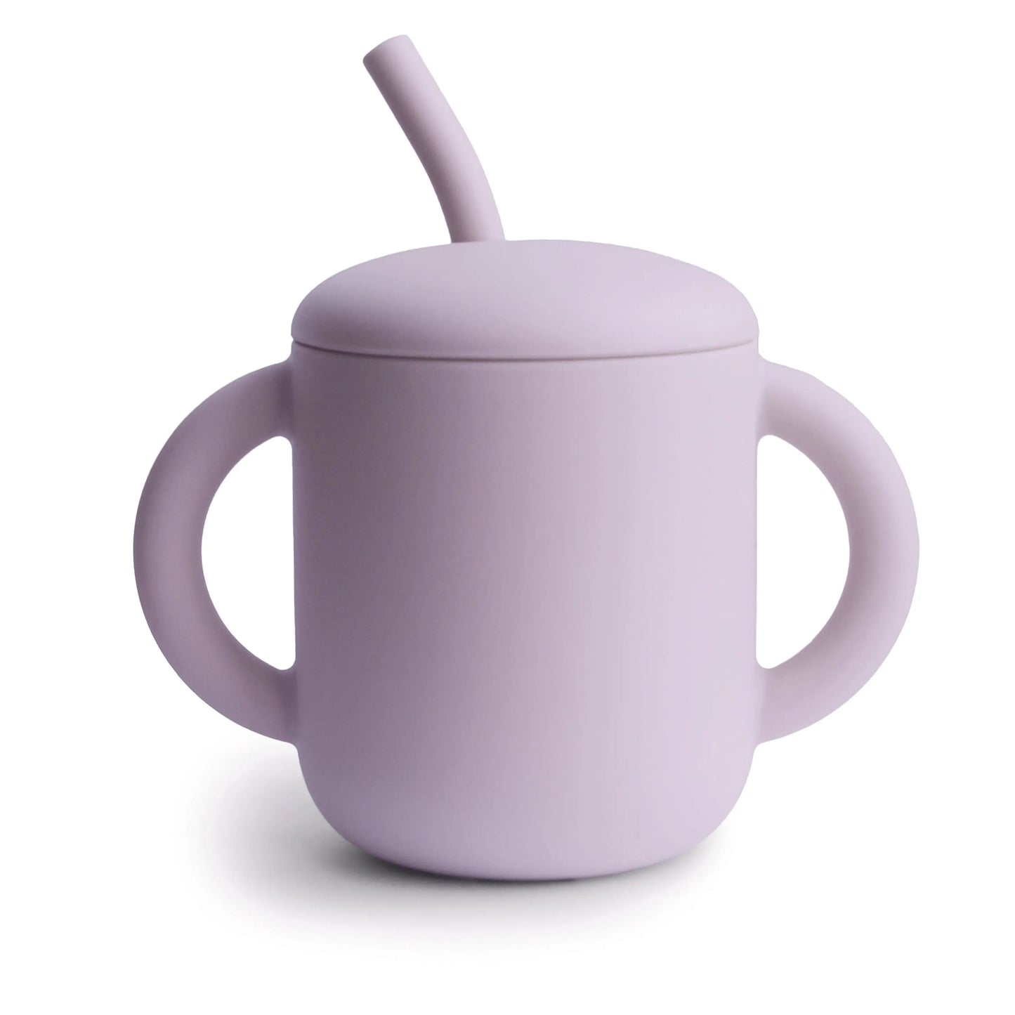 Silicone Training Cup with Straw for Toddlers and Babies Mushie
