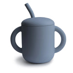 Mushie Silicone Training Cup with Straw for Toddlers and Babies - Baby & Toddler > Nursing & Feeding > Sippy Cups Sippy Cups