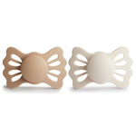 Mushie Frigg Lucky Symmetrical Silicone Pacifier 2 Pack for 6 to 18 Months - Baby & Toddler > Baby Health > Pacifiers & Teethers SILICONE FRIGG PACIFIERS