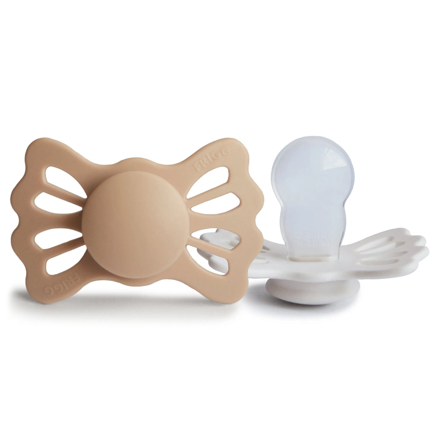 Frigg Lucky Symmetrical Silicone Pacifier 2 Pack for 6 to 18 Months Mushie