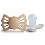 Mushie Frigg Lucky Symmetrical Silicone Pacifier 2 Pack for 6 to 18 Months - Baby & Toddler > Baby Health > Pacifiers & Teethers SILICONE FRIGG PACIFIERS