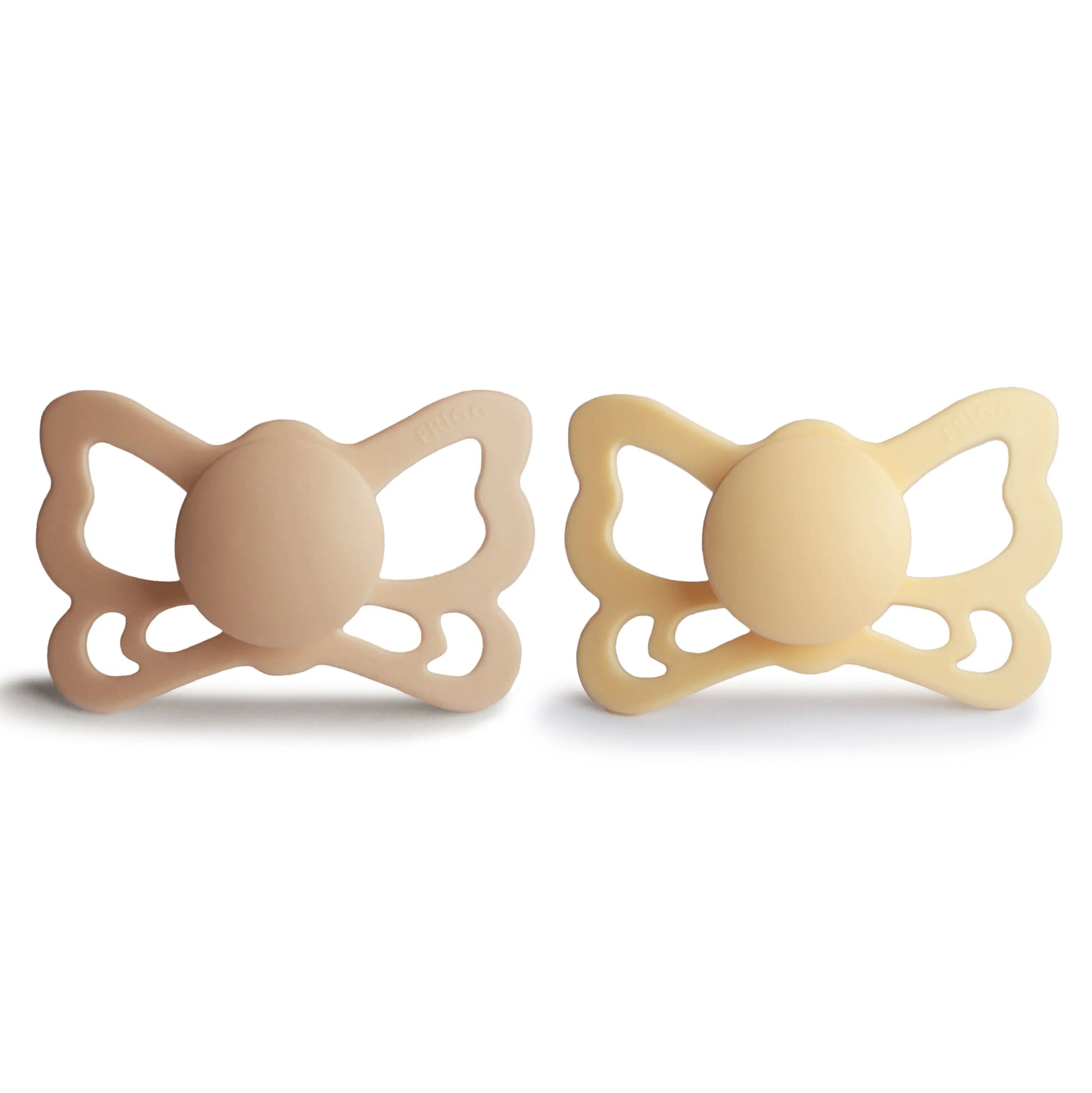 Frigg Butterfly Anatomical Silicone Pacifier 2 Pack 6 to 18 Months Mushie