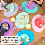 Sit With Me Silicone Placemat Set Oval Spill Guard 321 Grow Everetts Place: Online Boutique