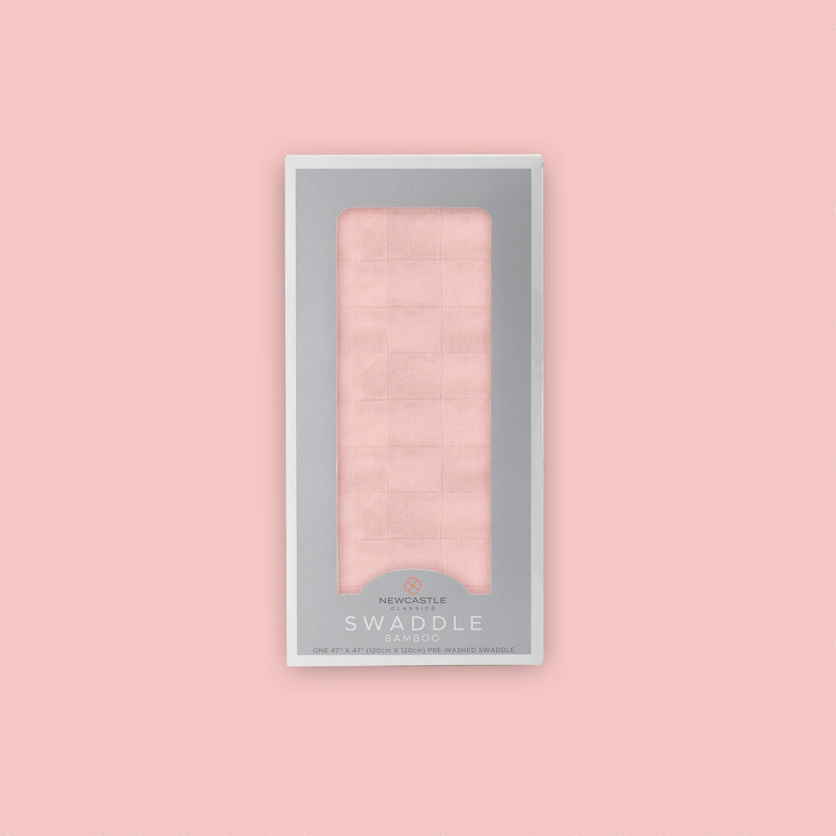 Pink Rose Bamboo Swaddle by Newcastle Classics at Everetts Place