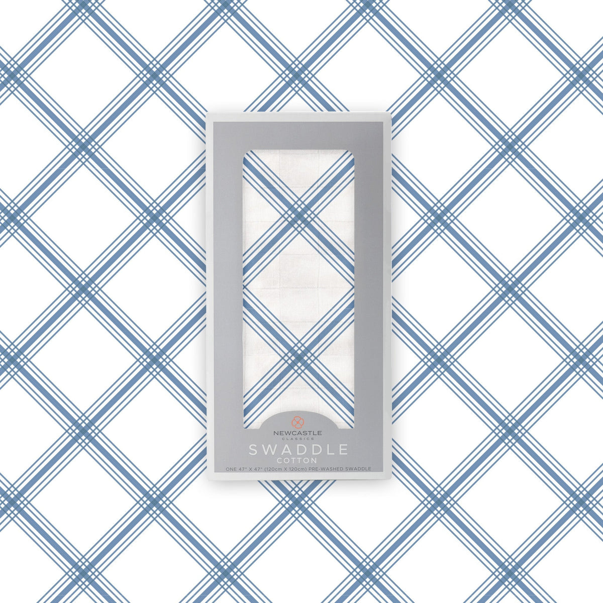 Muslin Swaddle Blanket - Buffalo Check Plaid by Newcastle Classics