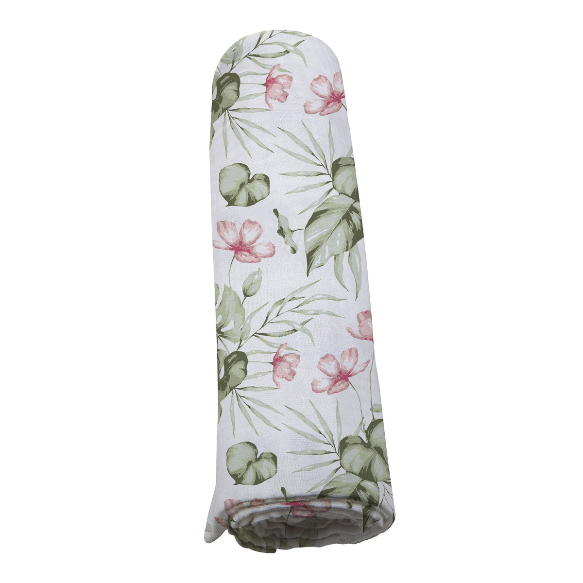 Silver Pink Orchid Swaddle by Newcastle Classics