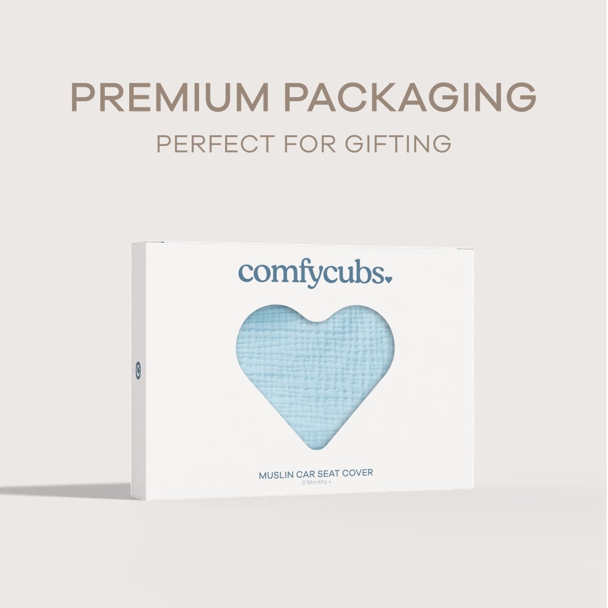 Comfy Cubs Sky Blue Baby Car Seat Cover Canopy Breathable Comfy Cubs - Everetts Place Boutique - 