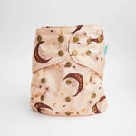 Kinder Cloth Diaper Co. Space and Sky: Essentials Pocket Cloth Diaper with Athletic Wicking Jersey, Grows with your Baby