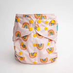 Kinder Cloth Diaper Co. Space and Sky: Essentials Pocket Cloth Diaper with Athletic Wicking Jersey, Grows with your Baby