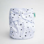 Kinder Cloth Diaper Co. Space and Sky: Essentials Pocket Cloth Diaper with Athletic Wicking Jersey, Grows with your Baby