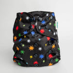 Kinder Cloth Diaper Co. Space and Sky: Essentials Pocket Cloth Diaper with Athletic Wicking Jersey, Grows with your Baby